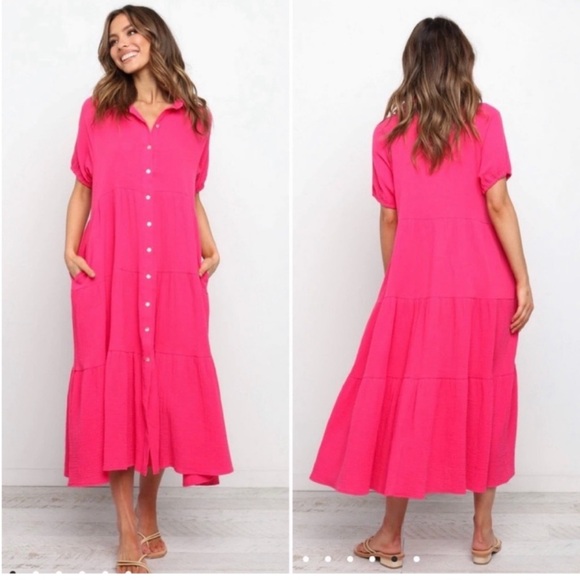 Petal & Pup Dresses & Skirts - Petal & Pup Wabash Dress in Pink